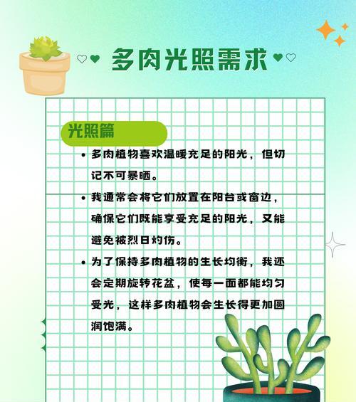 多肉养护指南（多肉植物养护的小技巧与经验分享）-第3张图片-绿意生活